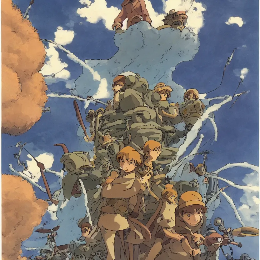 Prompt: nausicaa, ghibli,. miyazaki cinematic, classic