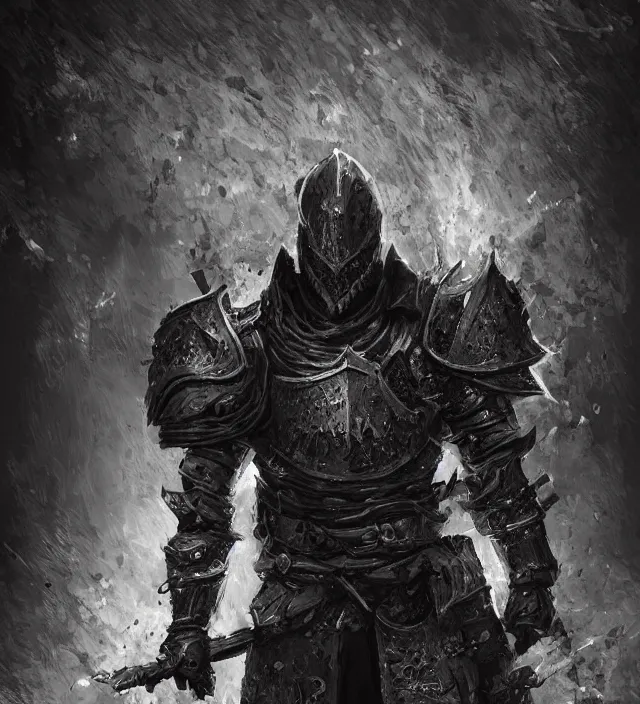 Prompt: a knight in the style of grimdark art in the style of noblebright art trending on artstation deviantart pinterest hyper detailed photorealistic highlights and shadow hd 8 k post - processing high resolution