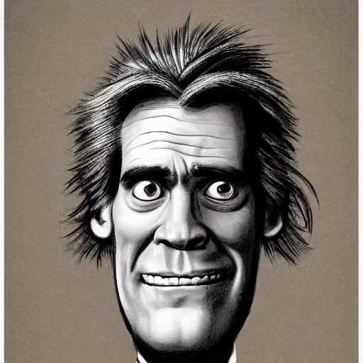 jim carrey caricature realism, in the style of james | Stable Diffusion ...