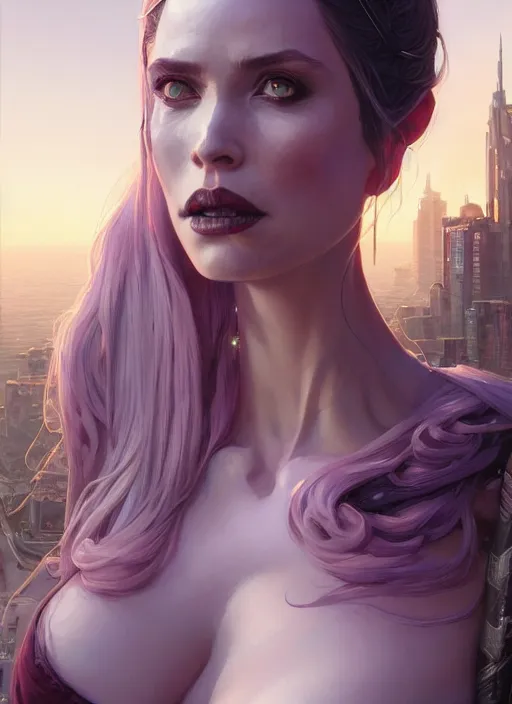 Image similar to highly detailed portrait of lady death in gta v, stephen bliss, unreal engine, fantasy art by greg rutkowski, loish, rhads, ferdinand knab, makoto shinkai and lois van baarle, artgerm, pixar, ilya kuvshinov, rossdraws, tom bagshaw, global illumination, radiant light, detailed and intricate environment