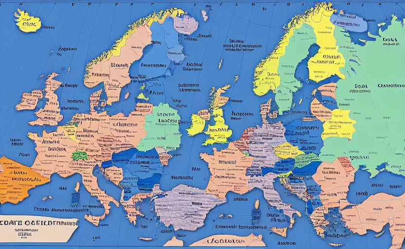 Image similar to map of all the countries in europe