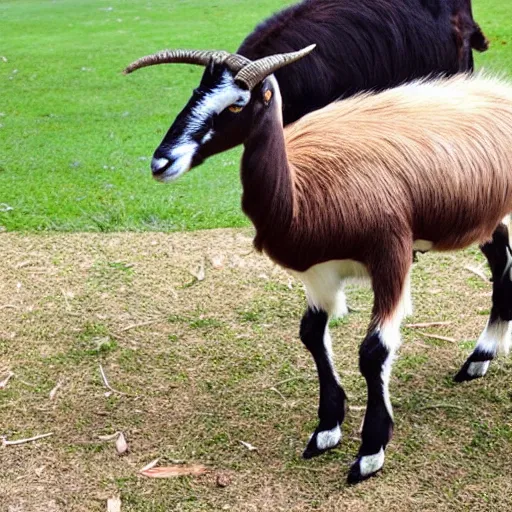 Prompt: goat goose hybrid