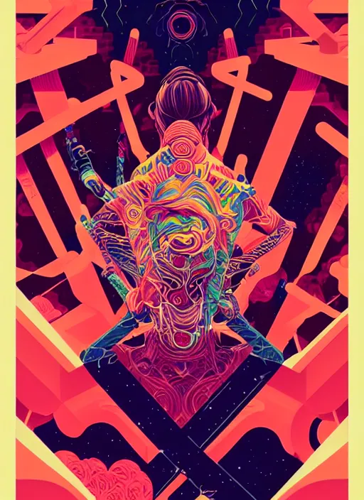 Prompt: concert poster for the band converge, jacob bannon, tristan eaton, victo ngai, artgerm, rhads, ross draws