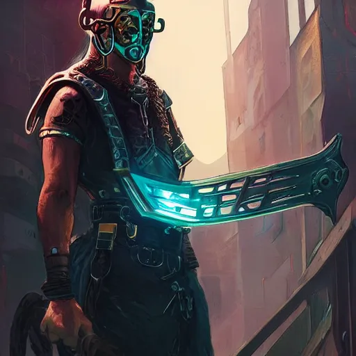 Image similar to cyberpunk viking helmet mask warrior goddess robot ninja fantasy, art gta 5 cover, official fanart behance hd artstation by jesper ejsing, by rhads, makoto shinkai and lois van baarle, ilya kuvshinov, ossdraws