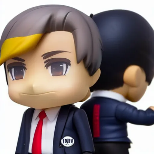 Prompt: nendoroid of donald trump