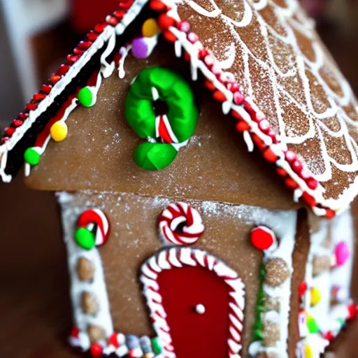 Prompt: gingerbread house