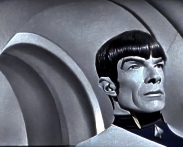 Image similar to a high - resolution video still from star trek from the 1 8 9 0 s, sharp focus, realistic