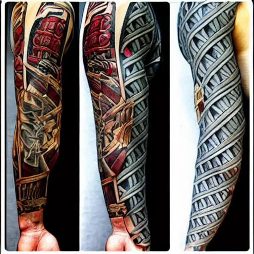 transformers!! autobot!! knotwork tattoo sleeve