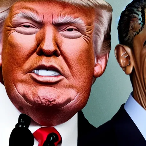 Prompt: barack obama is secretly donald trump