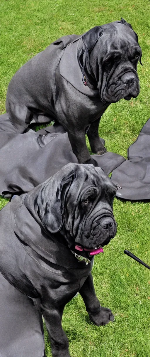 Prompt: armored cane corso