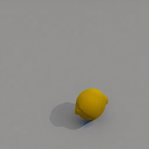 Image similar to low poly lemon