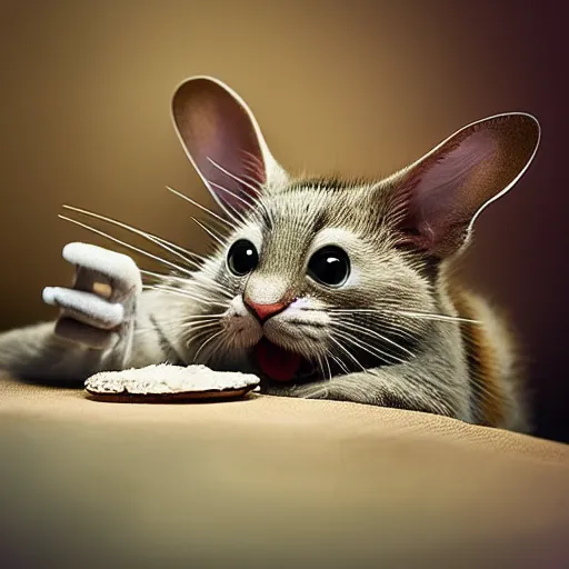 Image similar to “Tom and Jerry in real life, photography, 8k resolution, Ultra HD”