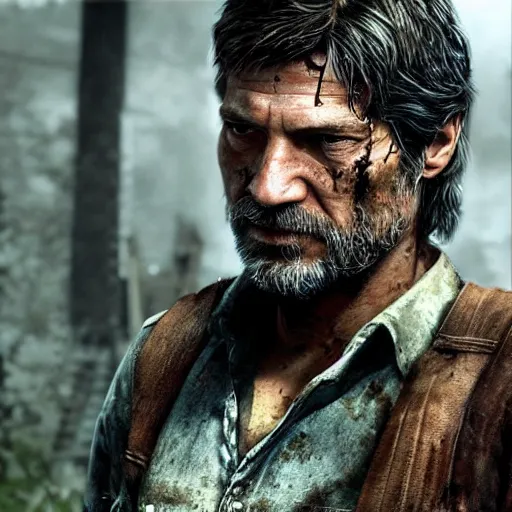 Image similar to Nikolaj Coster-Waldau as Joel in The Last Of Us