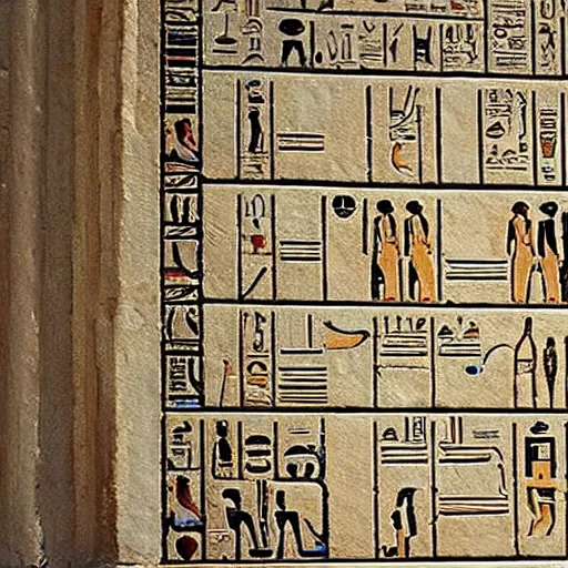 Image similar to ancient egyptian computer