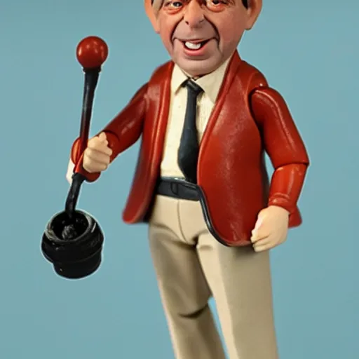 Prompt: an action figure of Alfred Newman from MAD magazine, mint condition