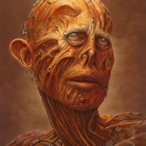 Prompt: A character by Peter Gric and Peter Elson