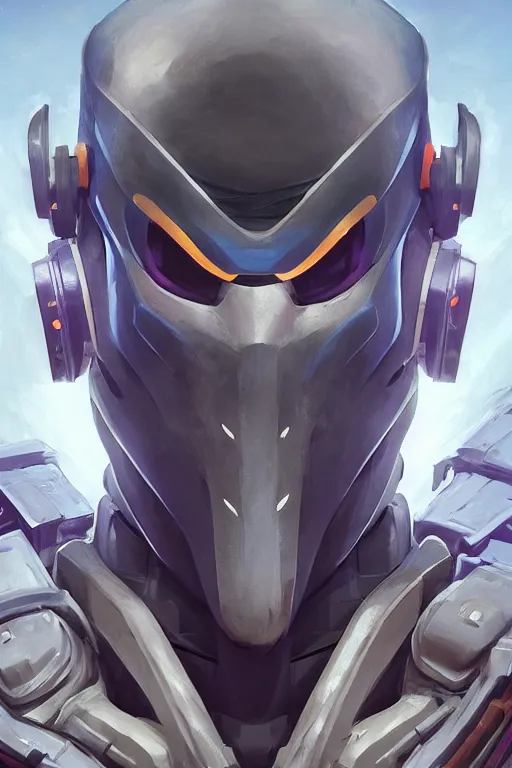 Image similar to epic mask helmet robot ninja portrait stylized as fornite style game design fanart by concept artist gervasio canda, behance hd by jesper ejsing, by rhads, makoto shinkai and lois van baarle, ilya kuvshinov, rossdraws global illumination radiating a glowing aura global illumination ray tracing hdr render in unreal engine 5