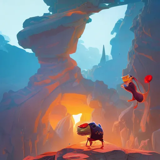 Prompt: hero world the ren & stimpy show, behance hd by jesper ejsing, by rhads, makoto shinkai and lois van baarle, ilya kuvshinov, rossdraws global illumination