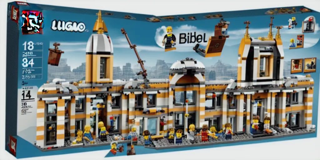 Prompt: the lego bible