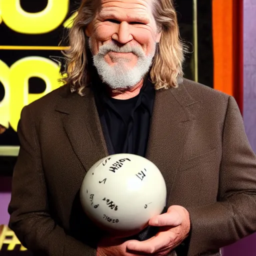 Image similar to The Dude Jeff Bridges holding bowling ball Funko Pop