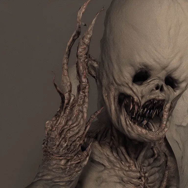 Prompt: “hyperrealistic ultra detailed unreal engine 5 render of creepy demon”