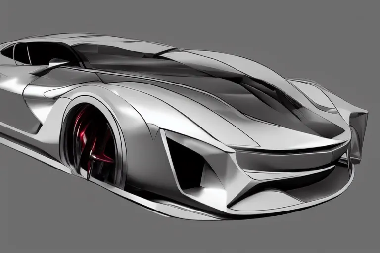 Image similar to Automotive super car design render, digital art, by Frank Stephenson, gordon murray, trending on Behance, trending on artstation, trending on dezeen,