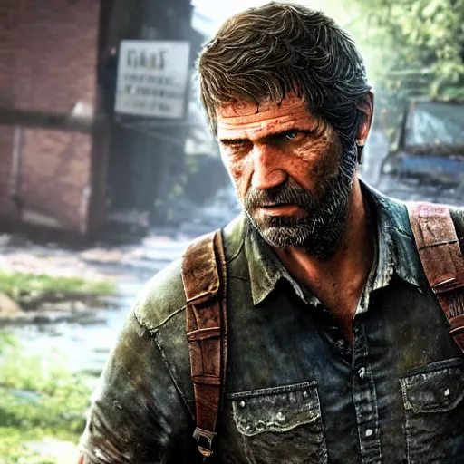 Image similar to Josh Duhmel as Joel in The Last Of Us