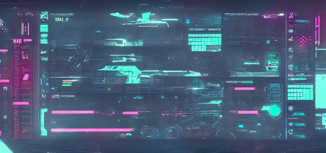 Image similar to cyberpunk hud design elements, no glow fui, interface, sharp details, highly detailed