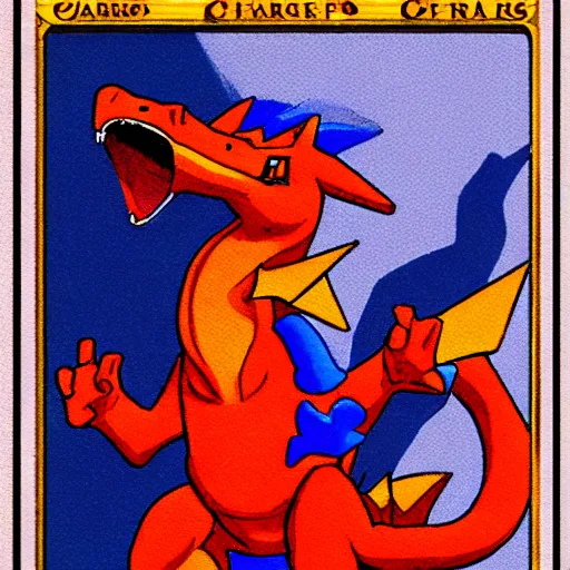 Prompt: charizard 1 st edition,