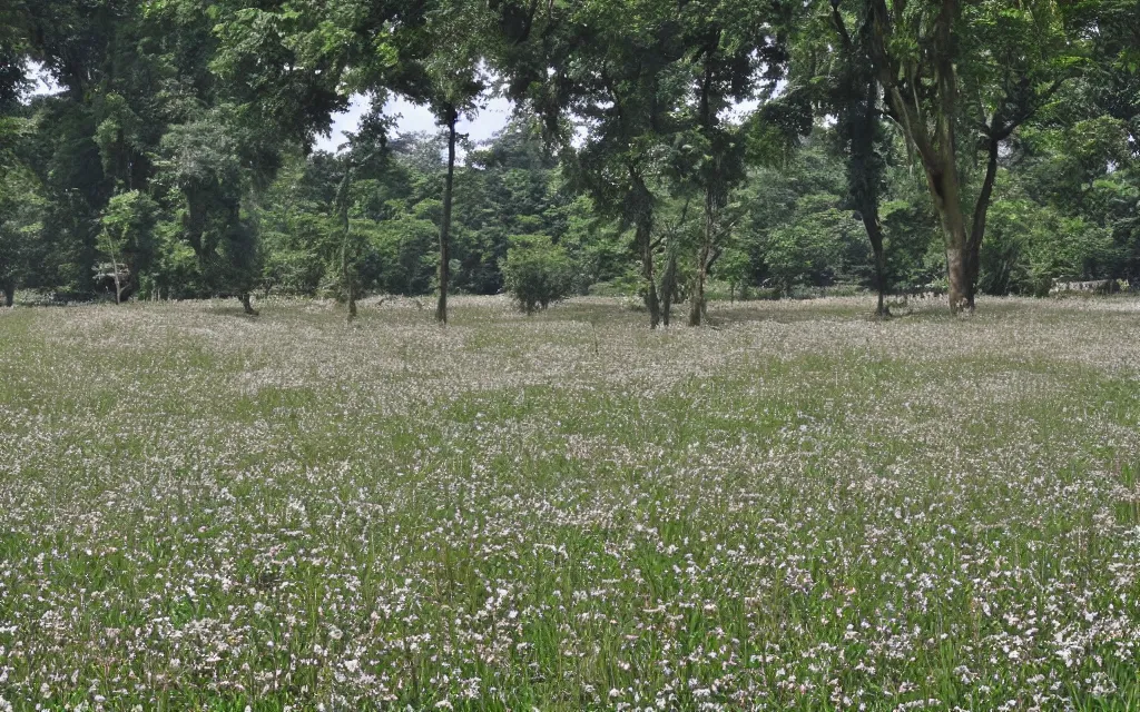 Prompt: The Meadow of Siddhartha Saha. Photo.