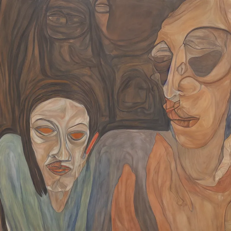 Image similar to Unfinished and Imperfect artwork of Life by Alice Neel, highly detailed, 8k