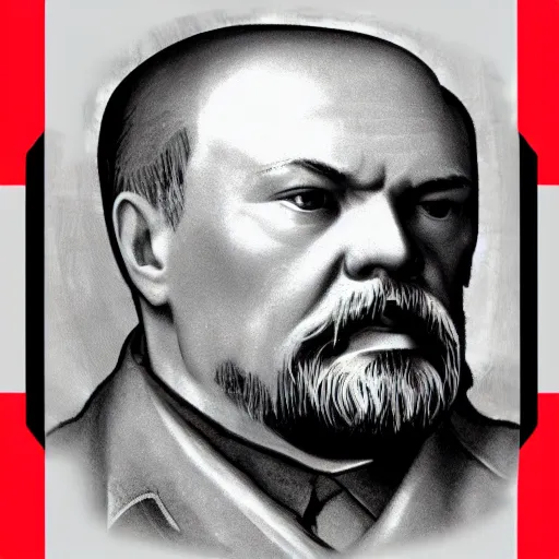 Prompt: Lenin in Undertale