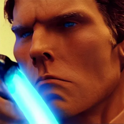 Image similar to Live Action Still of Jerma in Revenge of the Sith, real life, hyperrealistic, ultra realistic, realistic, highly detailed, epic, HD quality, 8k resolution, body and headshot, film still