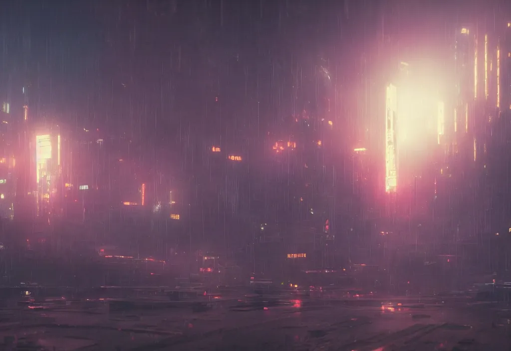 Prompt: a dramatic epic ethereal stunning beautiful and insanely detailed matte painting of a Blade Runner movie still, lens flares, atmospheric and vaporwave composition, digital art by John Martin and Simon Stalenhag, winning-award masterpiece, fantasy, octane render, 8K HD Resolution, High quality image