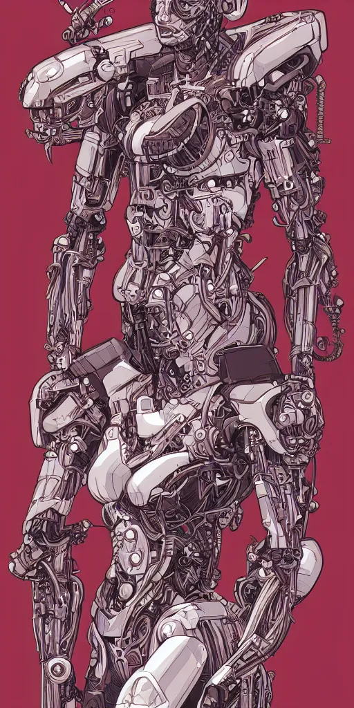 Image similar to portrait of a cyborg dragon woman by Laurie Greasley, biomechanical, hyper detailled, trending on artstation