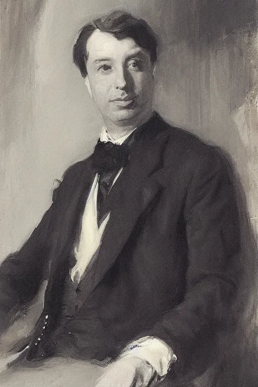 Image similar to “portrait of sir les Patterson, by John singer Sargent”