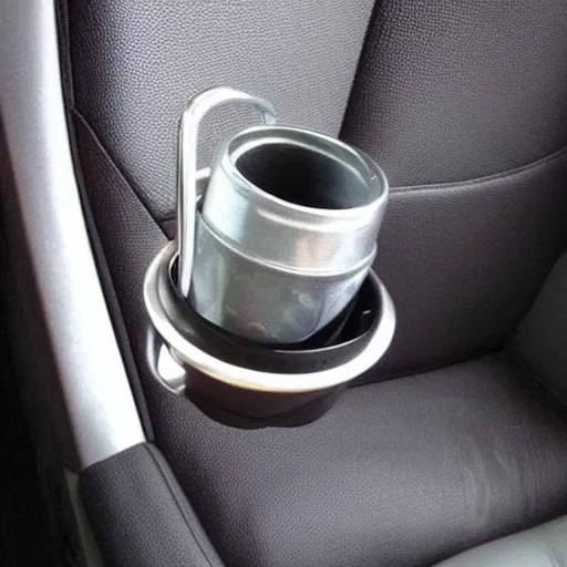 Prompt: magnetic suspended cupholder trending on etsy