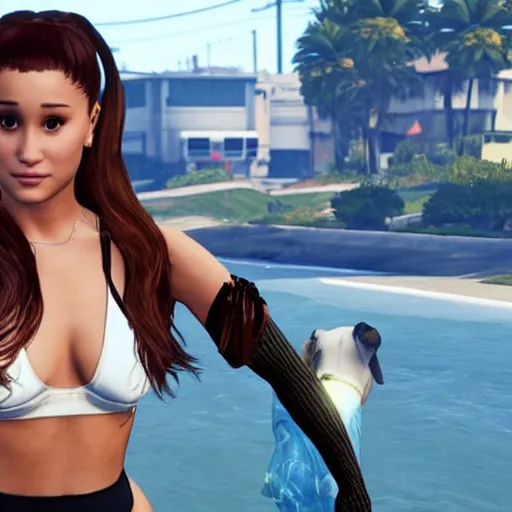 Image similar to Ariana Grande in GTA 5