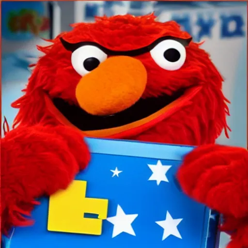 Image similar to in Russia, Elmo tickle you