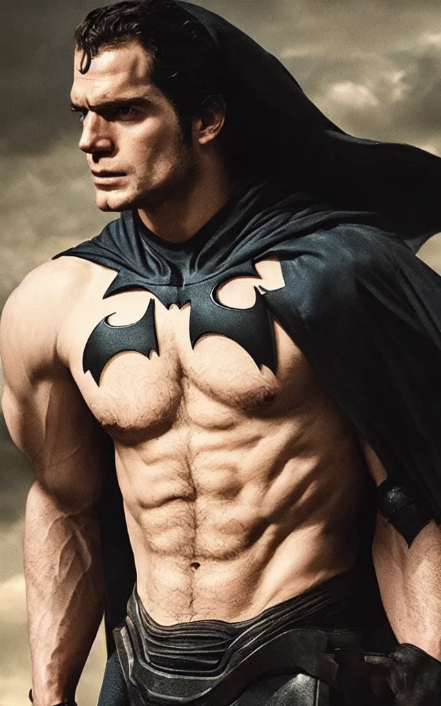 Image similar to henry cavill as batman by anthony van dyck, cinematic, filmic, 8 k, cinematic lighting, insanely detailed and intricate, hyper realistic, super detailed