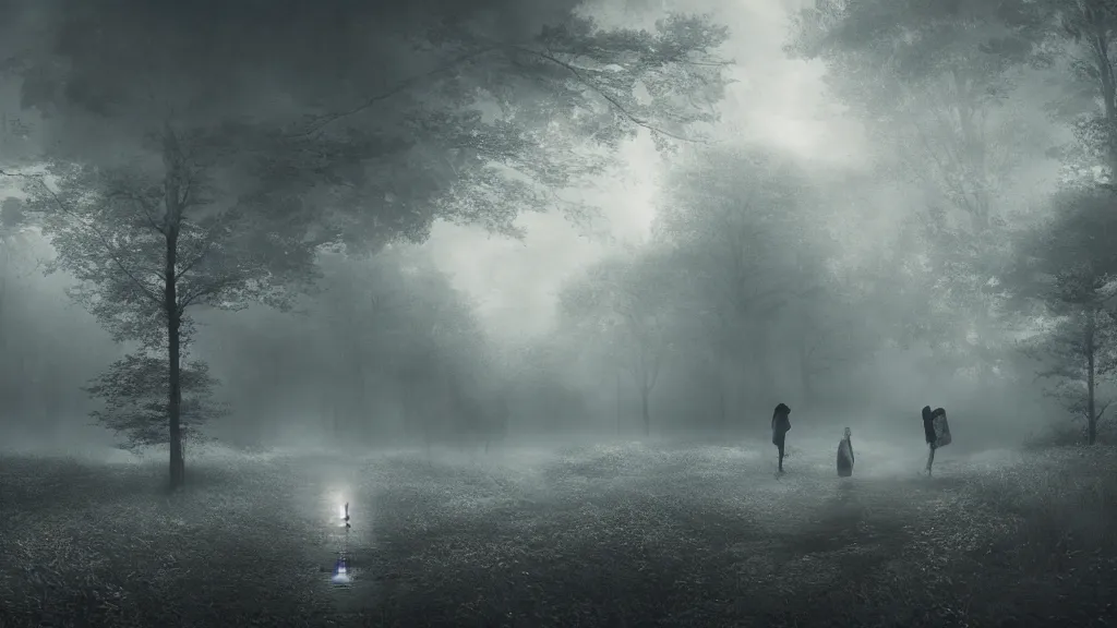 Image similar to [ coming home after the long journey ] artgerm, mikko lagerstedt, zack snyder, tokujin yoshioka