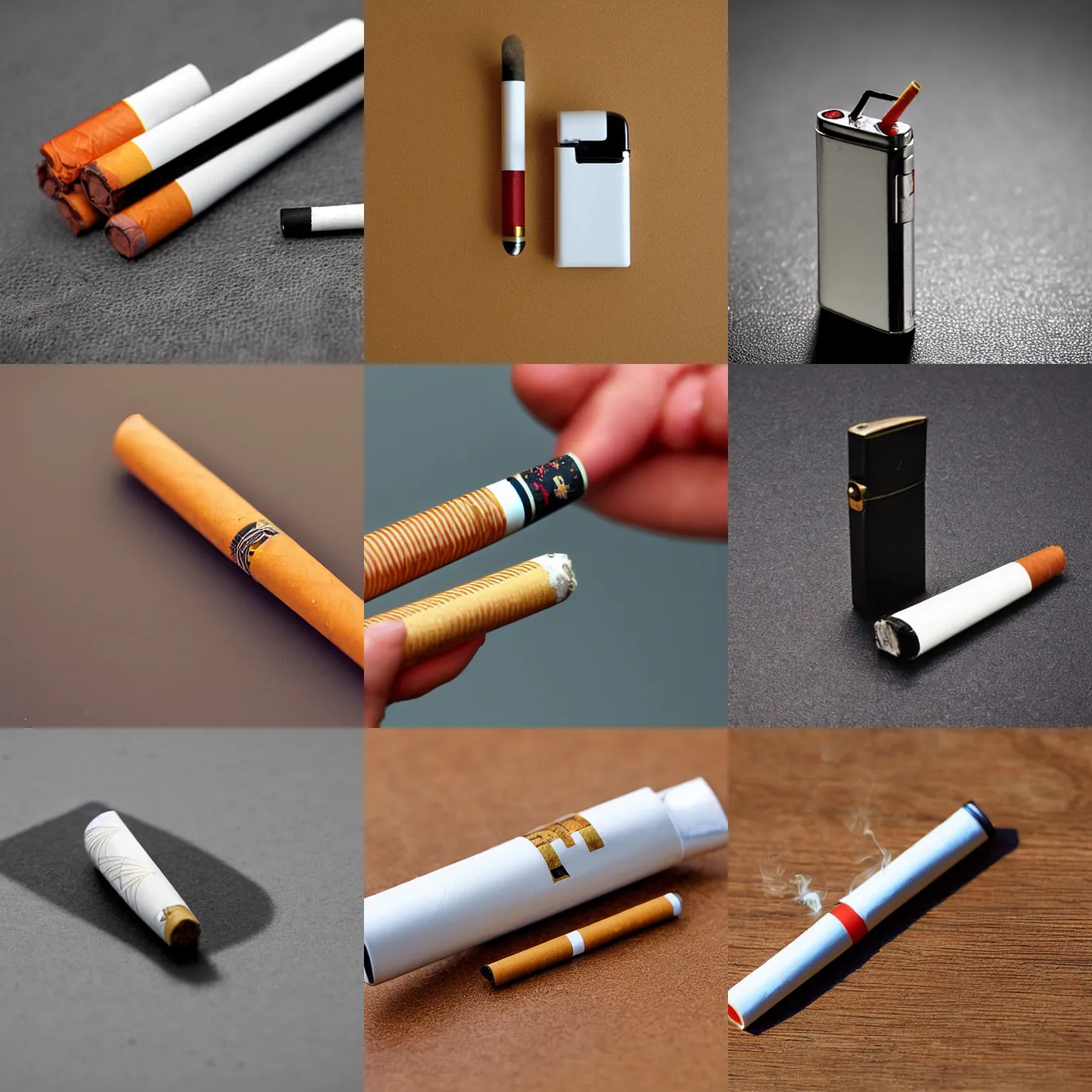 Prompt: lighter in the shape of a cigarette