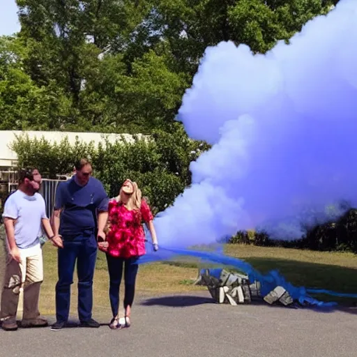 Image similar to 9/11 gender reveal