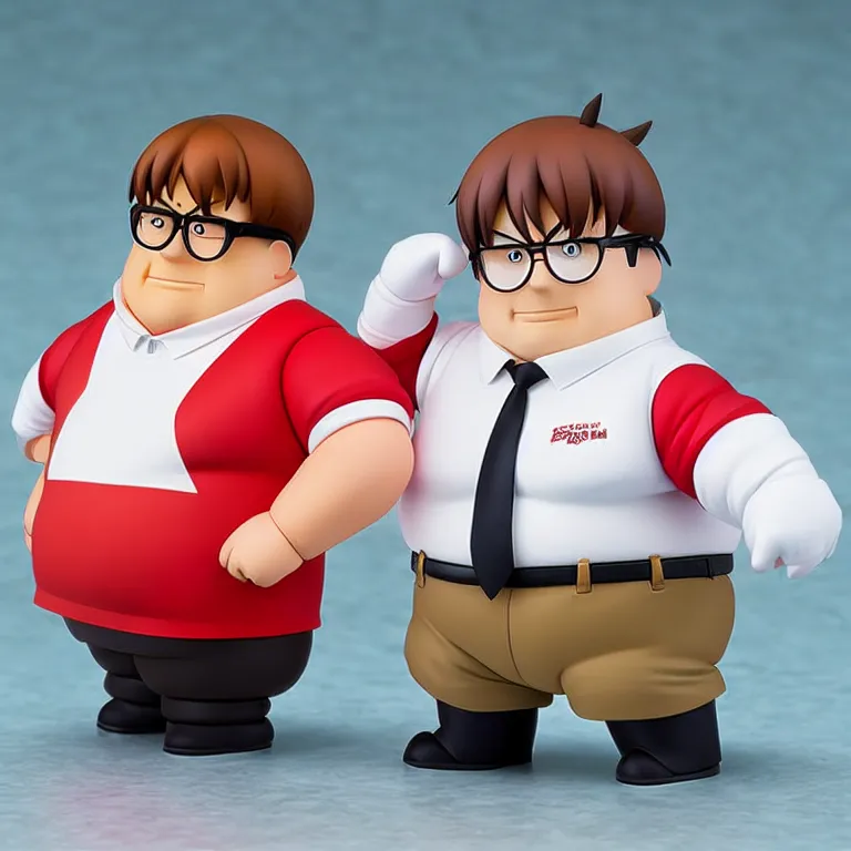 Image similar to peter griffin, an anime nendoroid of peter griffin, figurine, detailed product photo