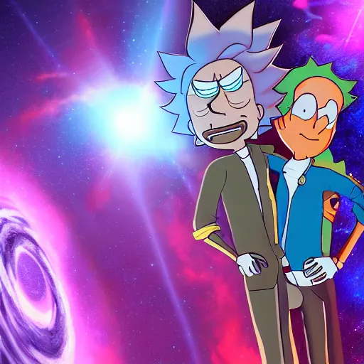 Rick and Morty Space HD Wallpaper - /s/Cinnamon