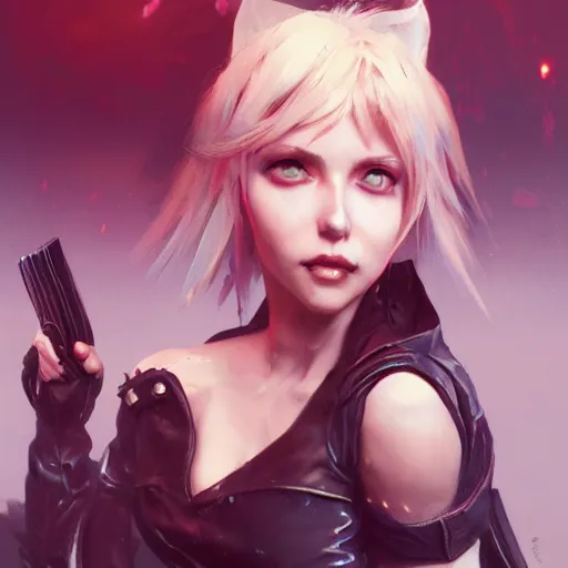 Prompt: kerli koiv as cindy aurum from final fantasy 1 5, character concept art, sharp, digital matte painting, art by greg rutkowski, wlop, dramatic lighting, trending on artstation