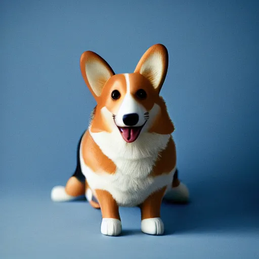 Image similar to a corgi with a heart shaped balloon, very detailed, photo by annie leibovitz, Sigma 85mm, f/1.4