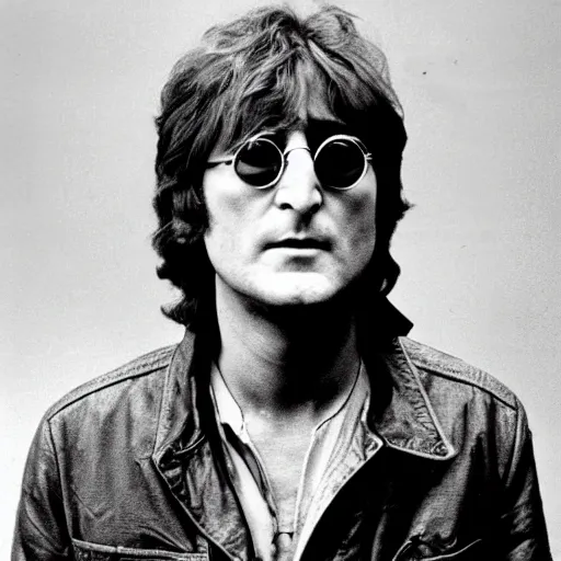 Image similar to john lennon ecoterrorist