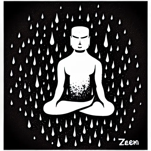 Image similar to zen rain ink