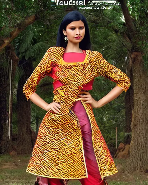 Prompt: marvelous designer 3d rendered Assamese bihu mekhela sador pattern gamosa style fashion costume design by PIERRE CARDIN, D&D futuristic retrofuturistic-sci-fi aesthetic, modern stylish glamour body hugging cosplay, bonded fiber holding geometric shapes, highly inventive pattern cutting, cgsociety, conceptual